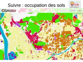 Suivre : occupation des sols
 