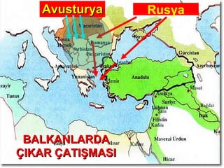 Avusturya Rusya BALKANLARDA ÇIKAR ÇATIŞMASI 