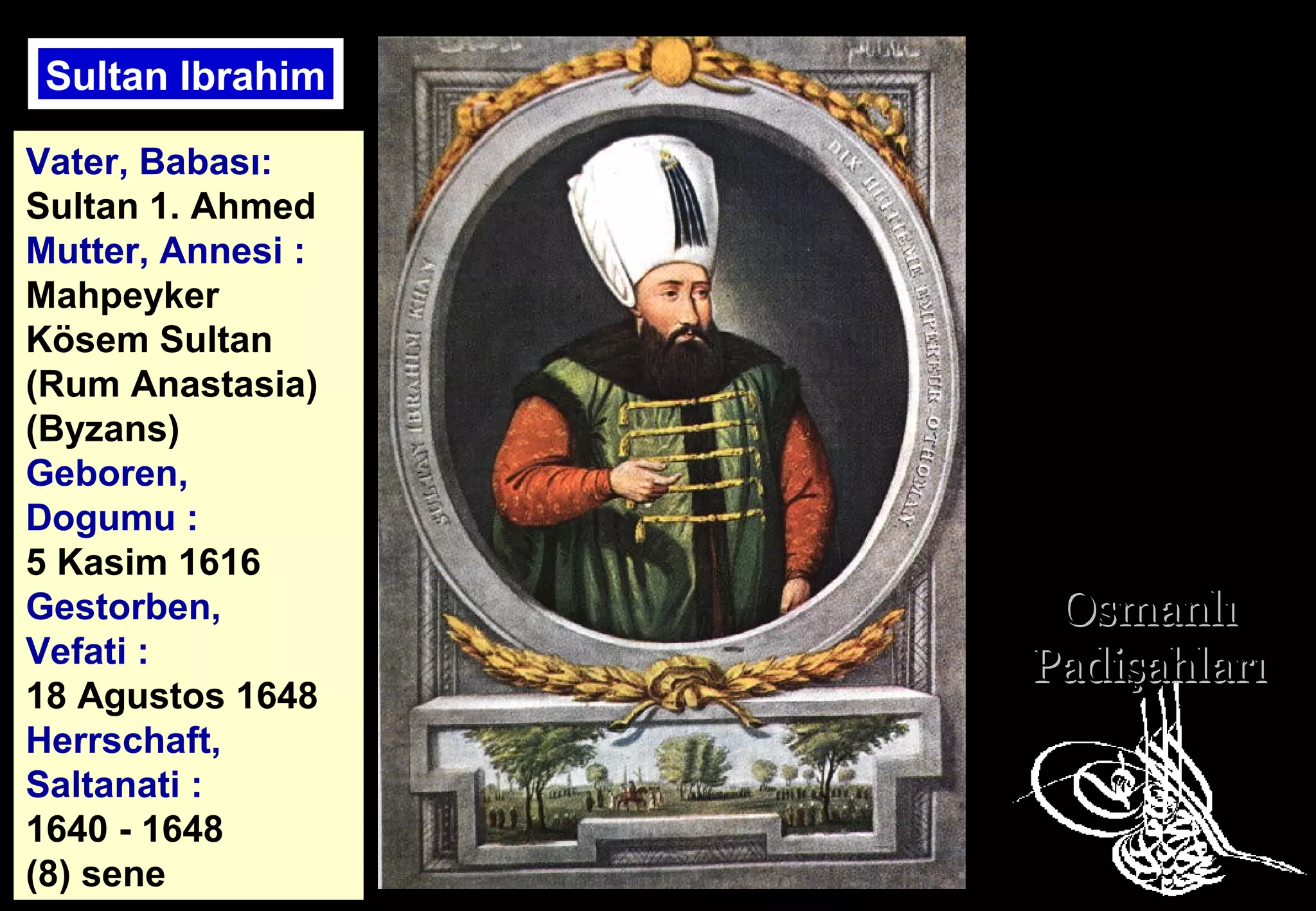 Osmanli padisahlari[1]poster için | PPT