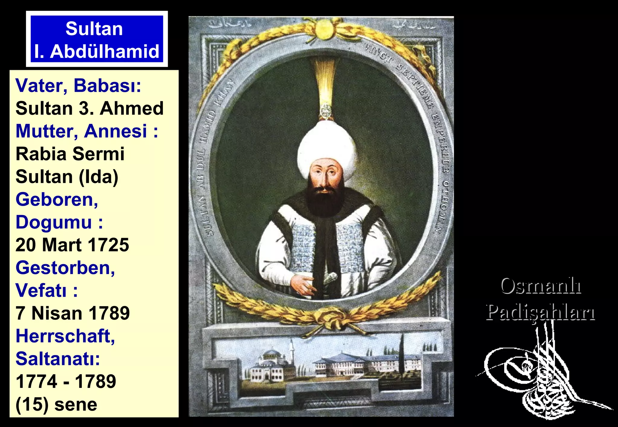 Osmanli padisahlari[1]poster için | PPT