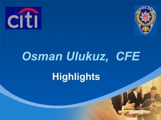 Osman   Ulukuz,   CFE Highlights   