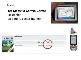 Beispiele Free Maps für Garmin-Geräte kostenlos  Zt bereits besser (Berlin)‏ 