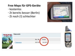 Openstreetmap BarCamp Wien