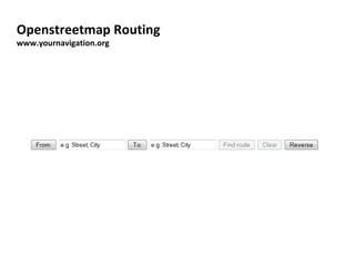 Openstreetmap BarCamp Wien