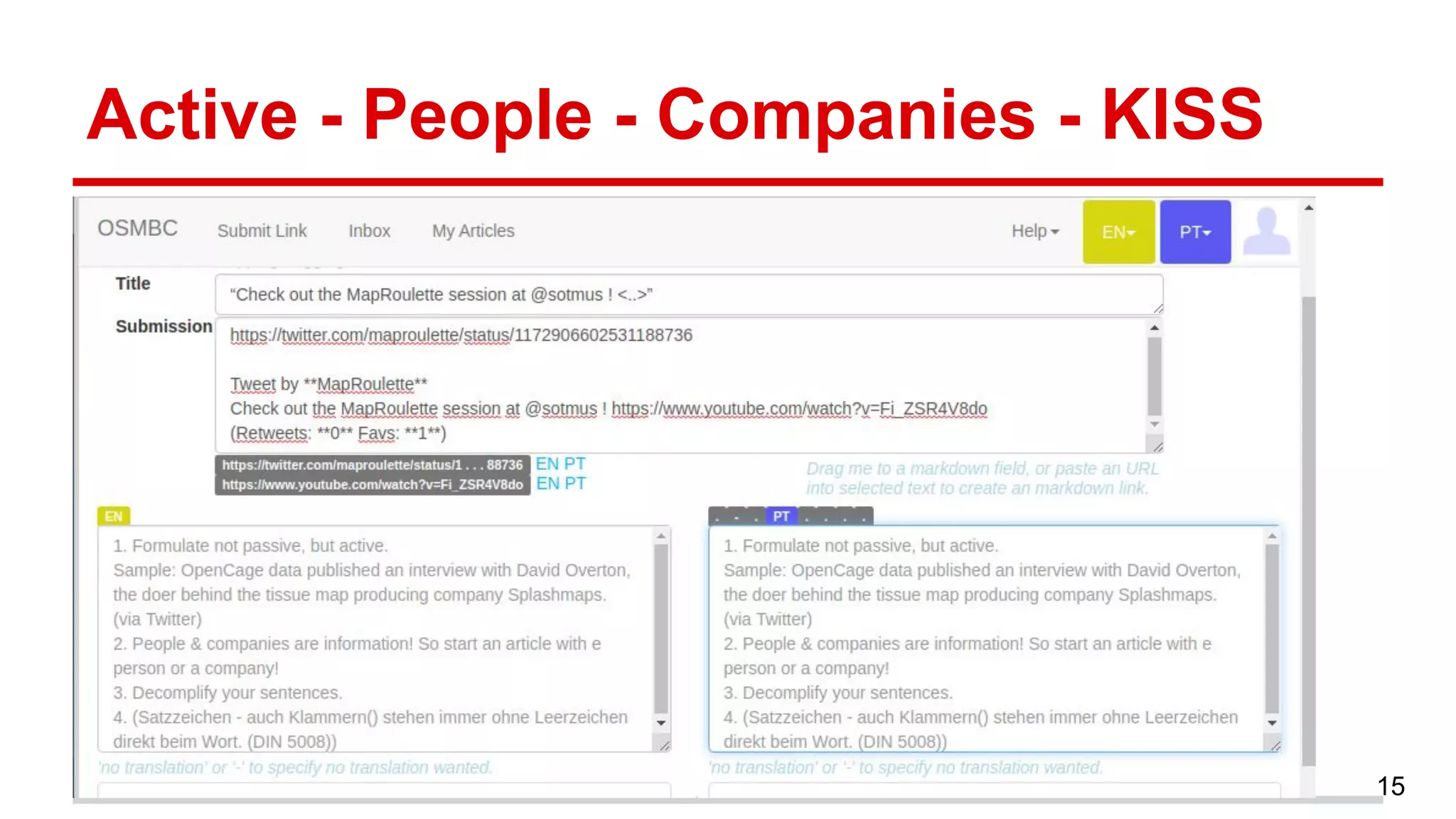 Active - People - Companies - KISS
15
 