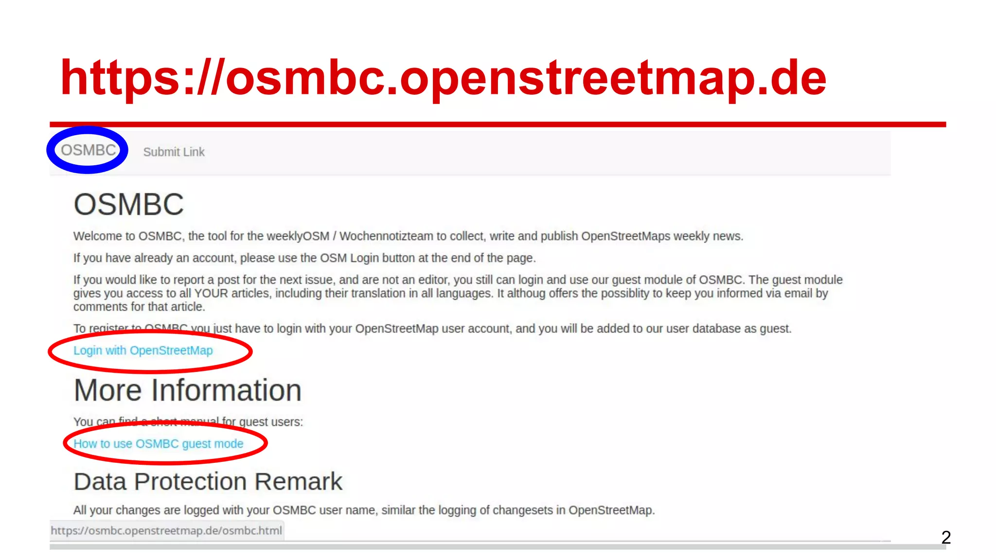 https://osmbc.openstreetmap.de
2
 