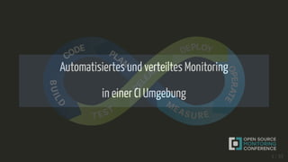 Automatisiertes und verteiltes Monitoring
in einer CI Umgebung
1 / 33
 
