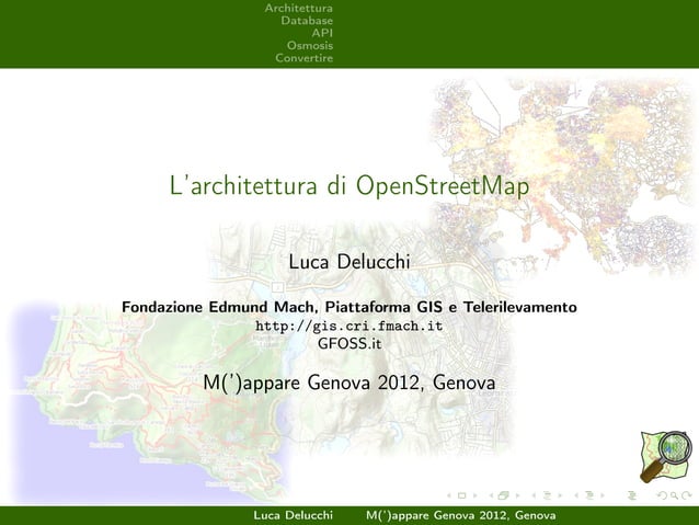OpenStreetMap database e api | PPT