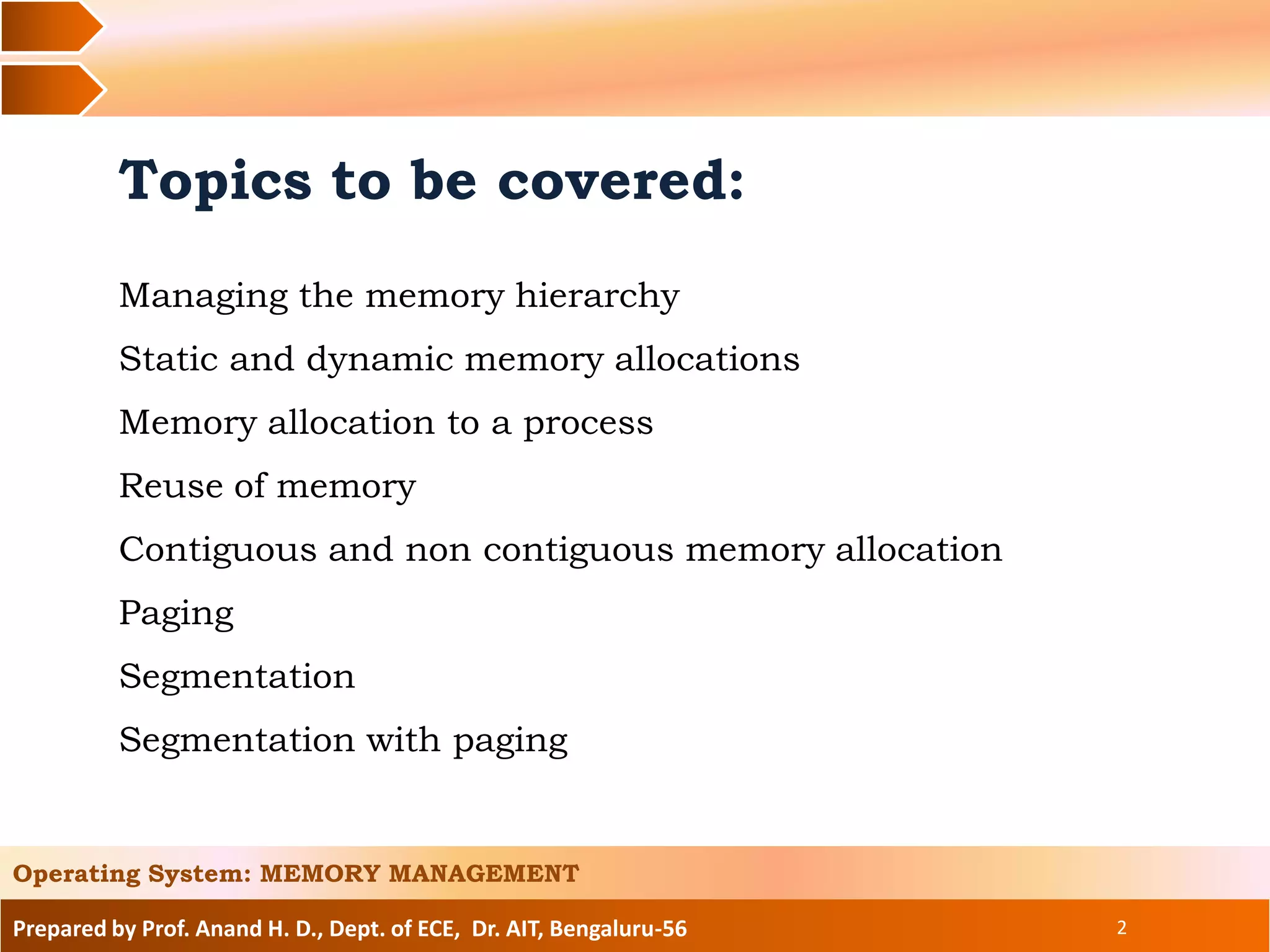 OS Memory Management | PDF