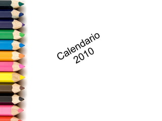 Calendario 2010 