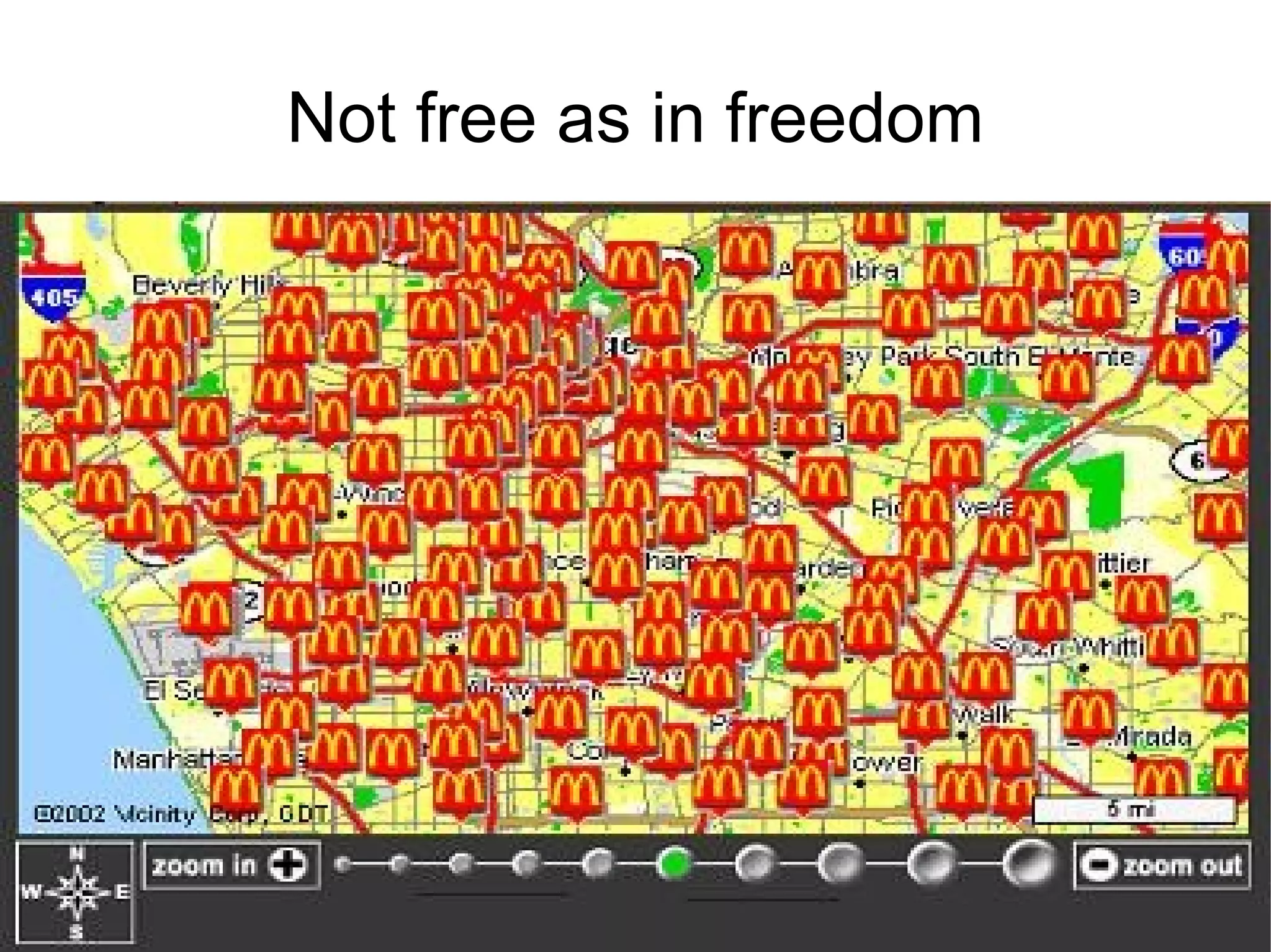 Not free as in freedom 