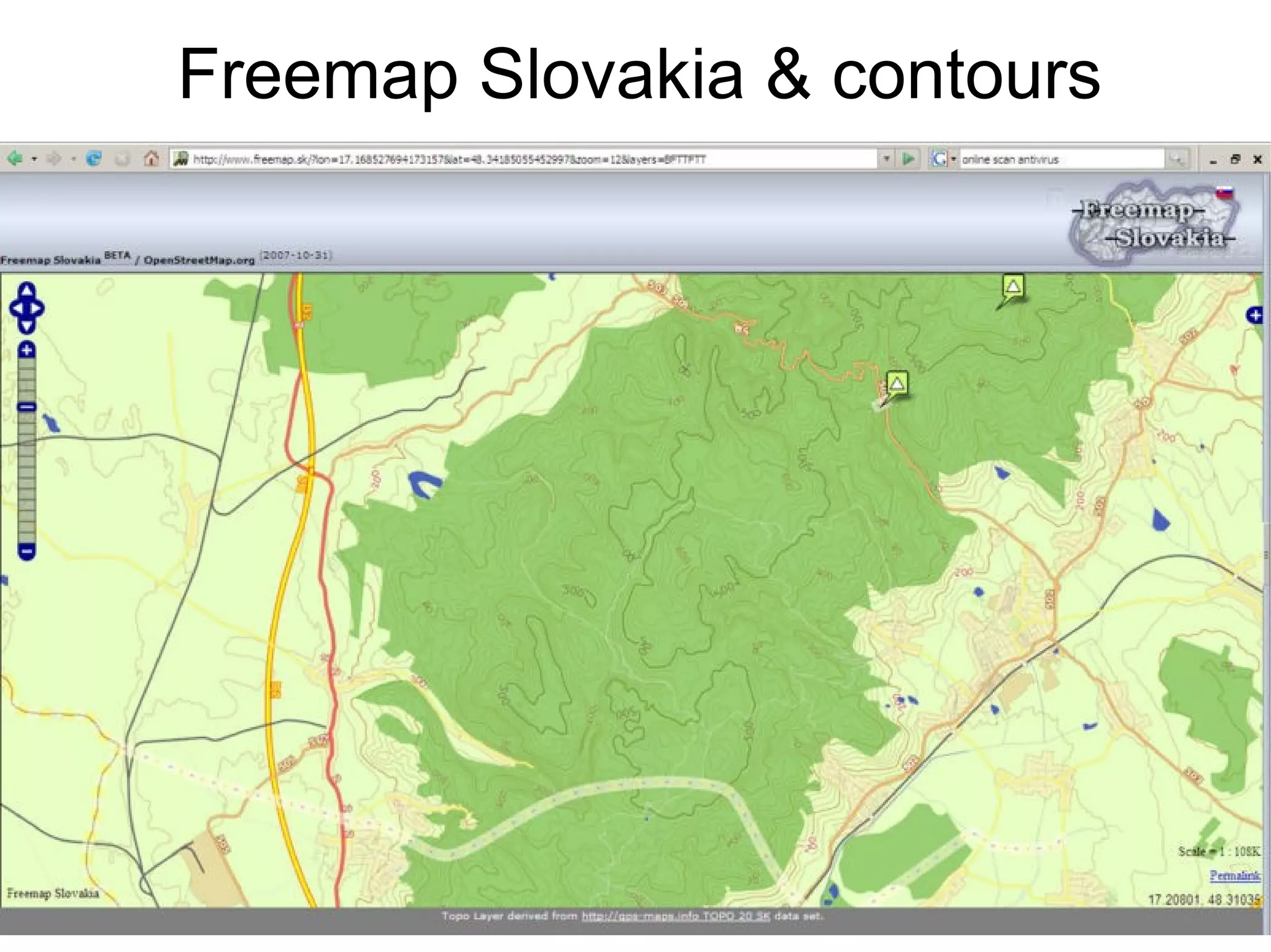 Freemap Slovakia & contours 