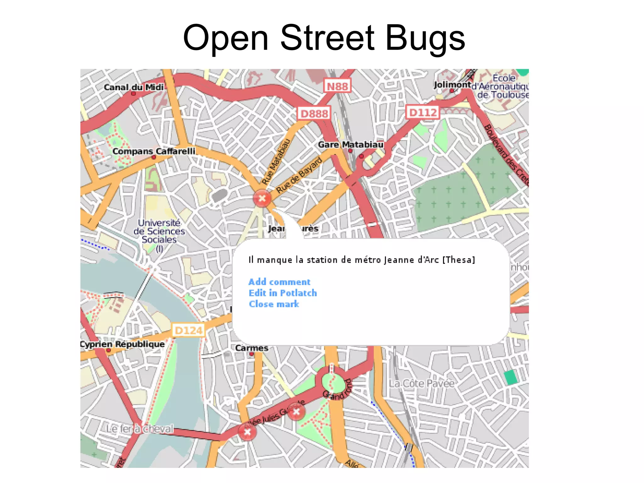 Open Street Bugs 