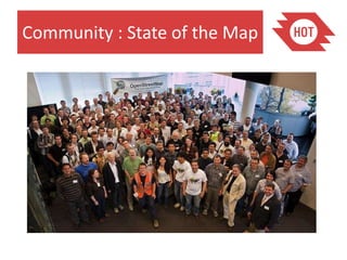 Community : State of the Map
 