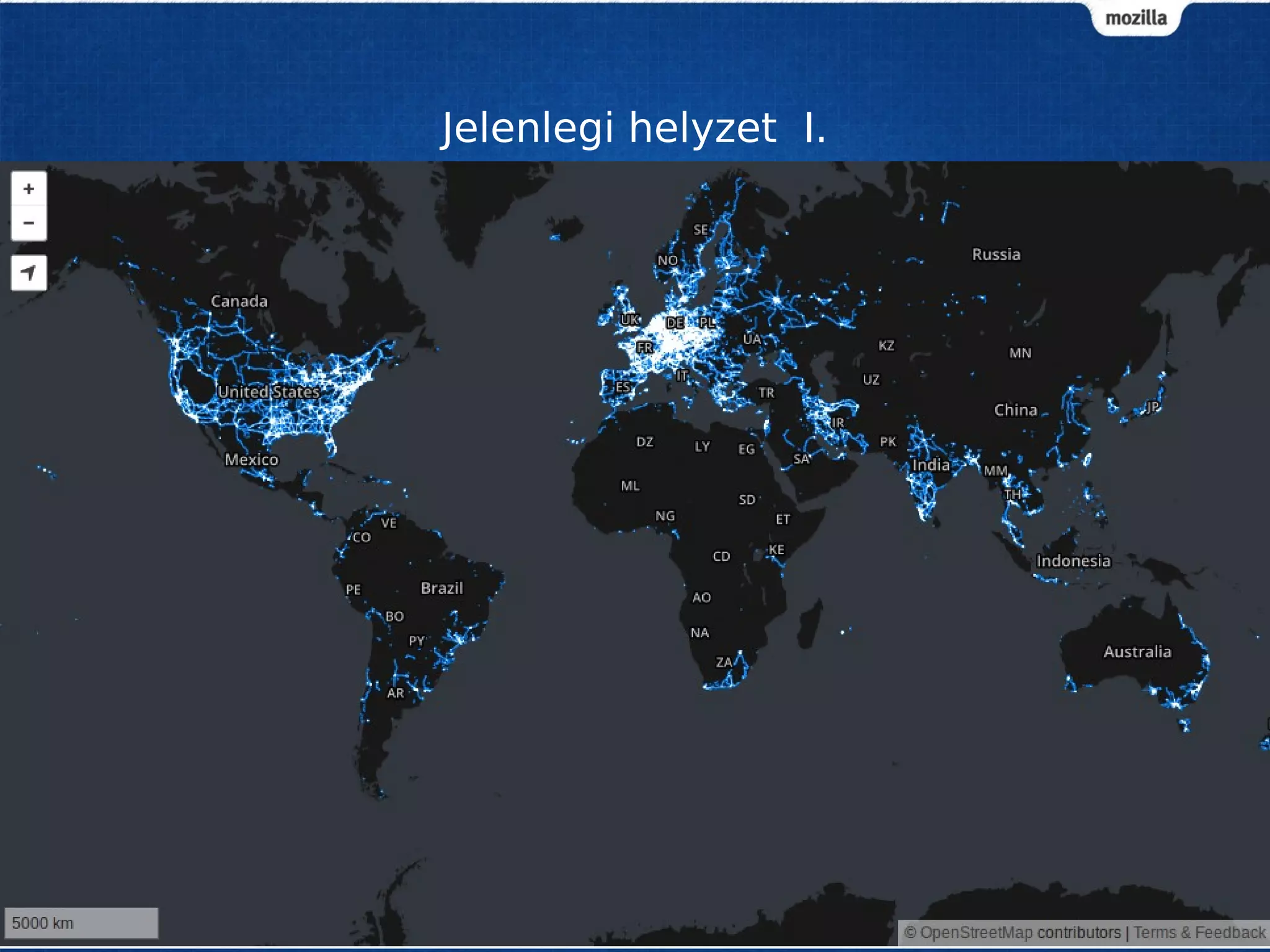 Jelenlegi helyzet I.
 