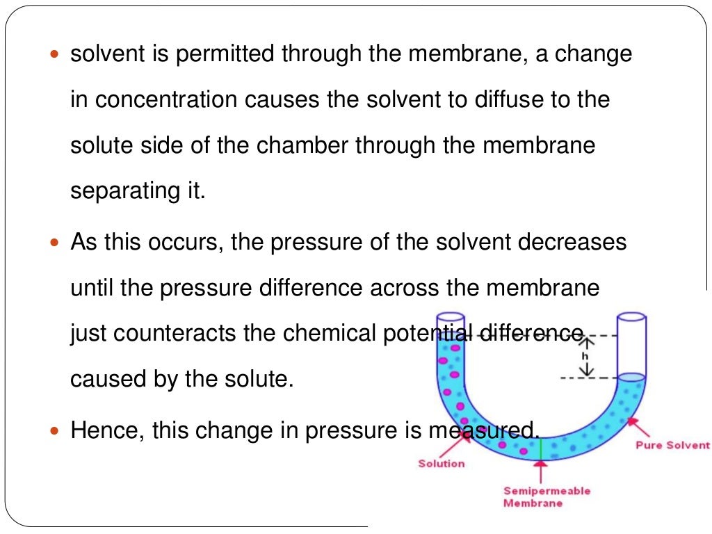 Osmometry by Dr. Anurag Yadav