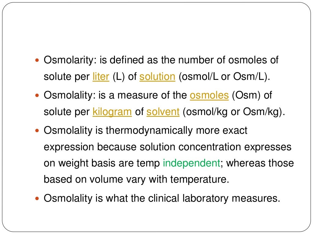 Osmometry by Dr. Anurag Yadav