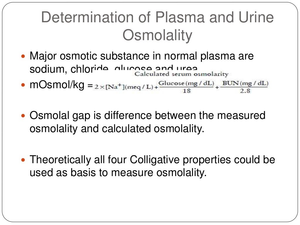Osmometry by Dr. Anurag Yadav