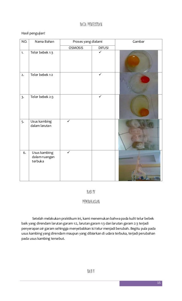 Proses Difusi Dan osmosis