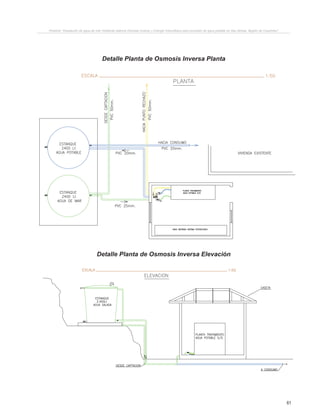 61
Proyecto “Desalación de agua de mar mediante sistema Osmosis Inversa y Energía Fotovoltaica para provisión de agua potable en Isla Damas, Región de Coquimbo”.
Detalle Planta de Osmosis Inversa Planta
Detalle Planta de Osmosis Inversa Elevación
PRODUCIDO POR UN PRODUCTO EDUCATIVO DE AUTODESK
PRODUCIDOPORUNPRODUCTOEDUCATIVODEAUTODESK
PRODUCIDOPORUNPRODUCTOEDUCATIVODEAUTODESK
PRODUCIDOPORUNPRODUCTOEDUCATIVODEAUTODESK
PRODUCIDO POR UN PRODUCTO EDUCATIVO DE AUTODESK
PRODUCIDOPORUNPRODUCTOEDUCATIVODEAUTODESK
PRODUCIDOPORUNPRODUCTOEDUCATIVODEAUTODESK
PRODUCIDOPORUNPRODUCTOEDUCATIVODEAUTODESK
 