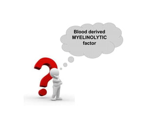 Blood derived
MYELINOLYTIC
factor

 