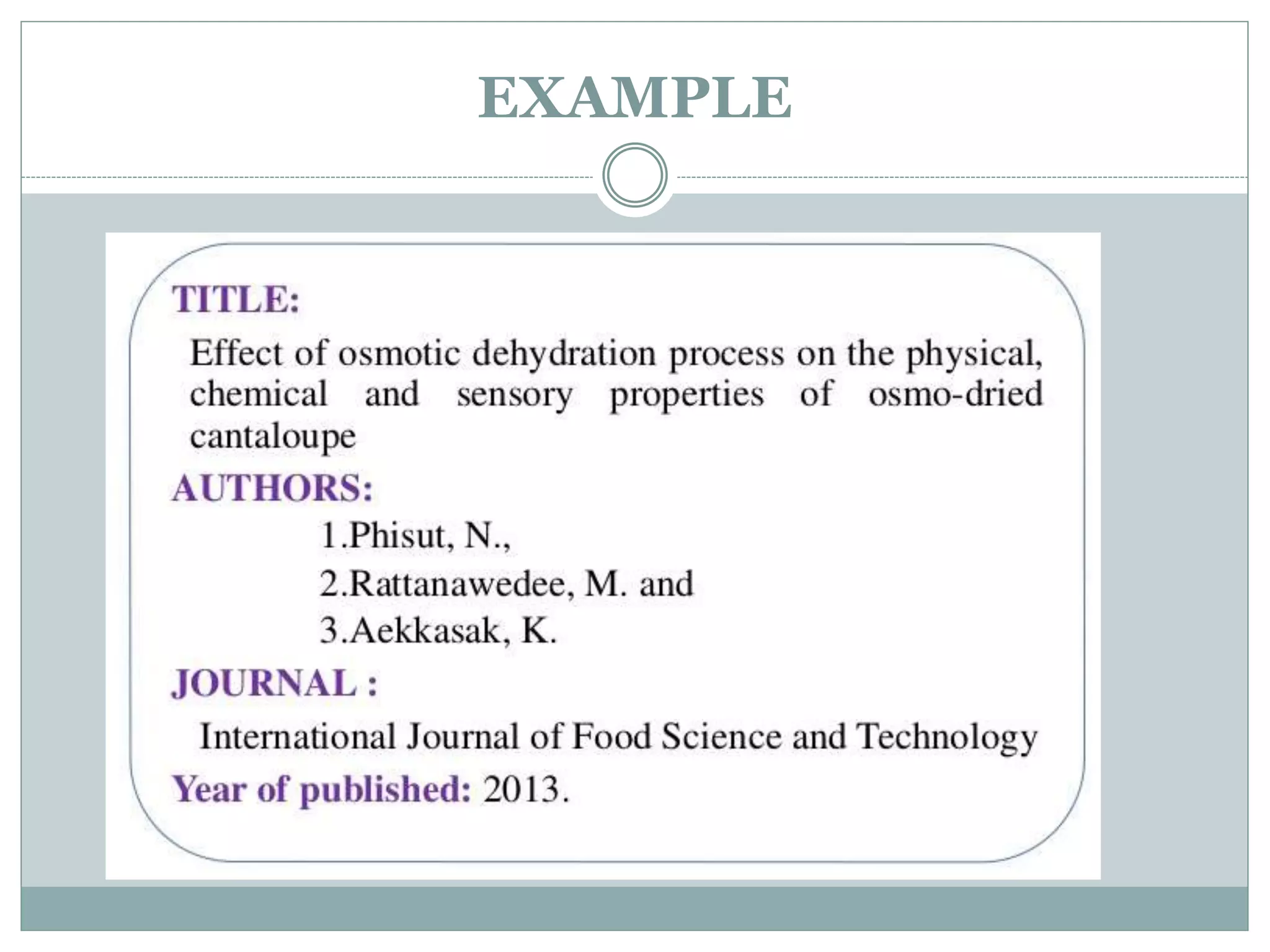 Osmotic methods for food preservation PPT