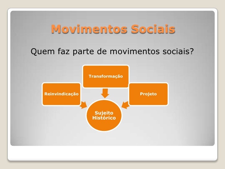 Identifique Diferenças Entre Os Movimentos Sociais Tradicionais E Os Novos
