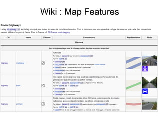 Wiki : Map Features
 