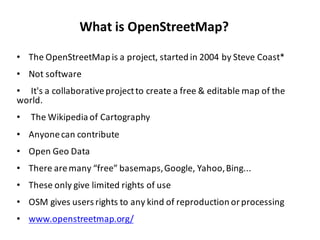 OpenStreetMap | PDF