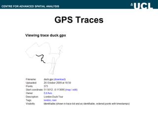 GPS Traces,[object Object]