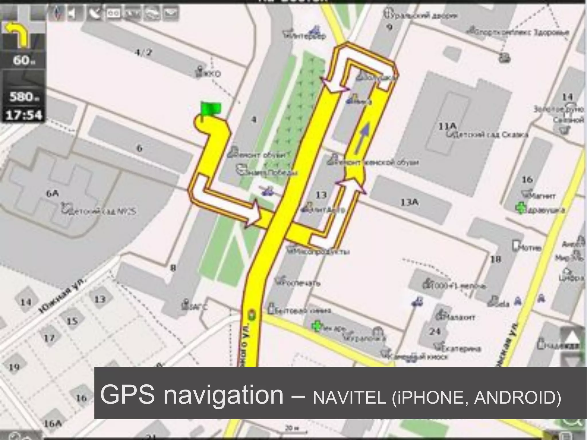 GPS navigation – NAVITEL (iPHONE, ANDROID)
 