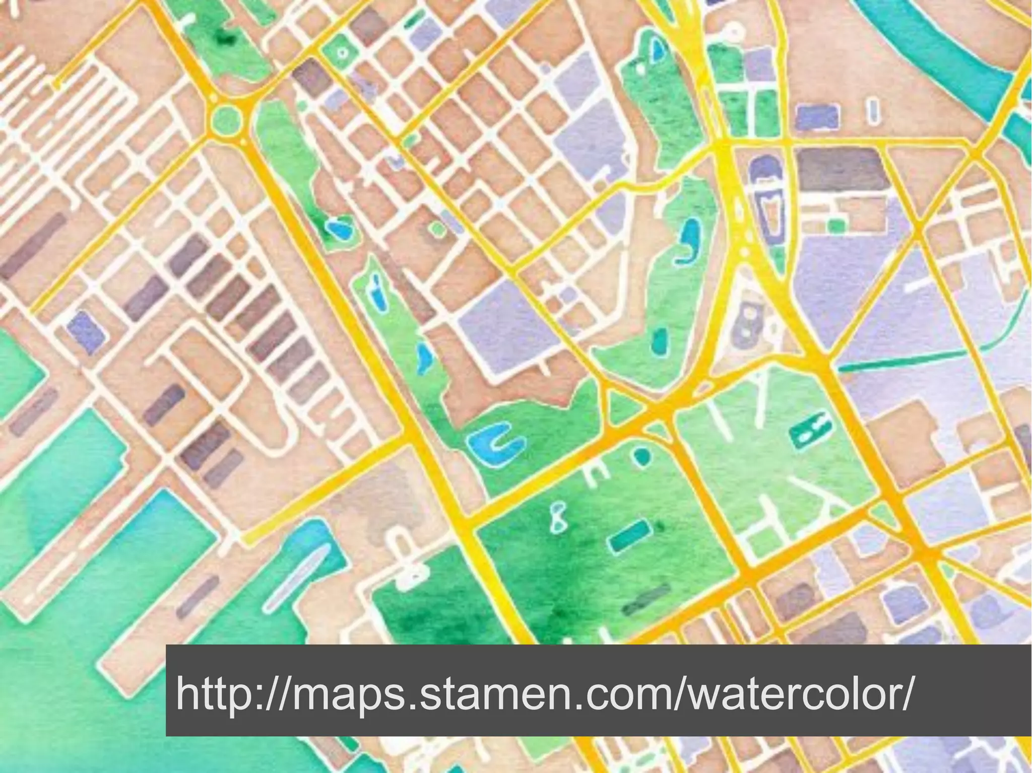 http://maps.stamen.com/watercolor/
 