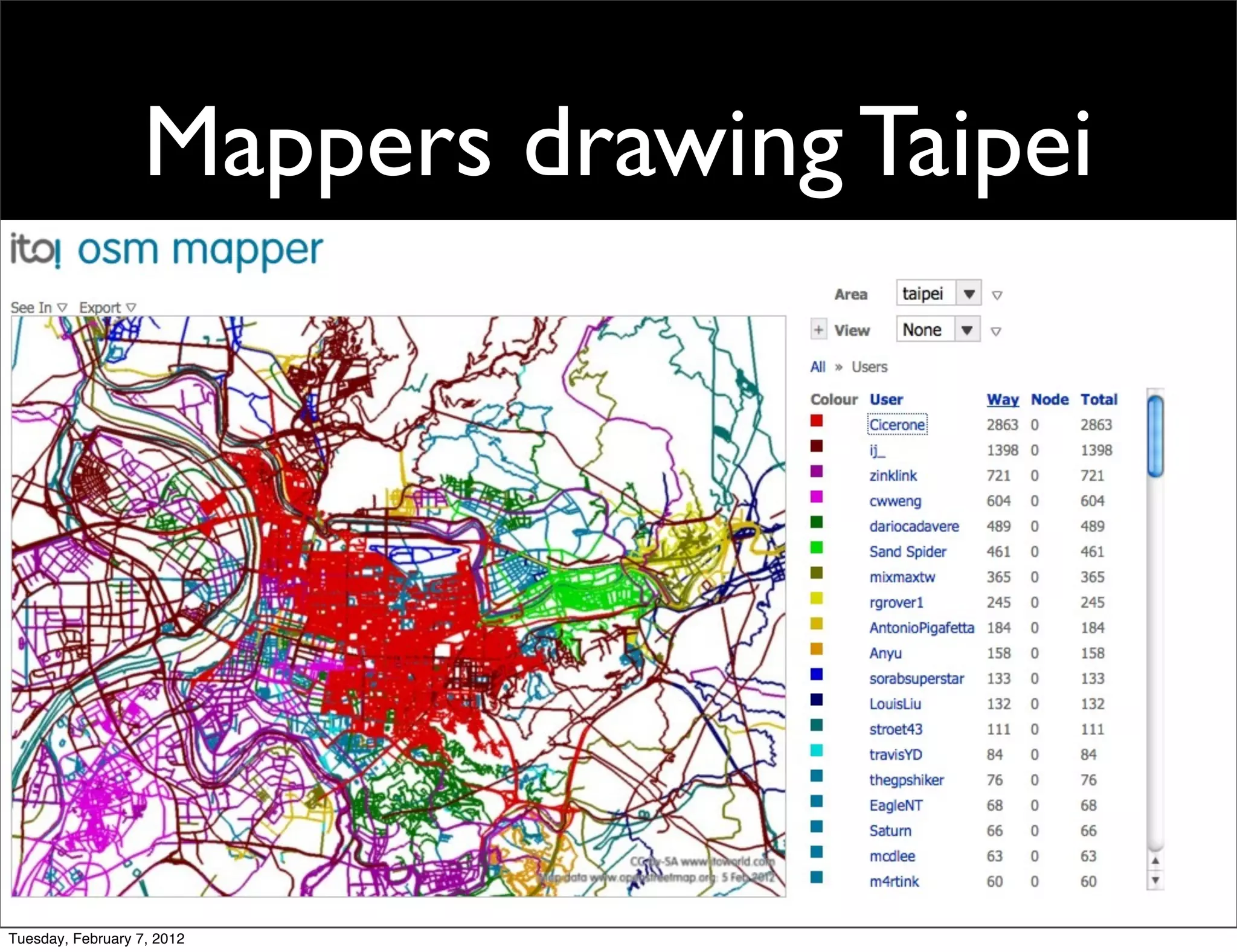 Mappers drawing Taipei




Tuesday, February 7, 2012
 