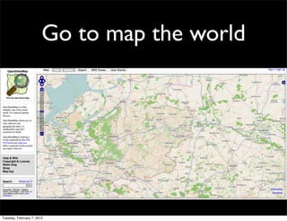 Go to map the world




Tuesday, February 7, 2012
 