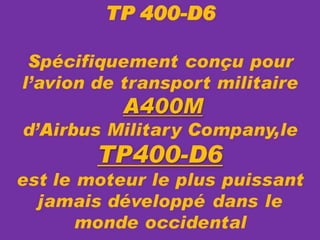 Os musculos do airbus a 400 m  turboelice =11.000 cv-nt
