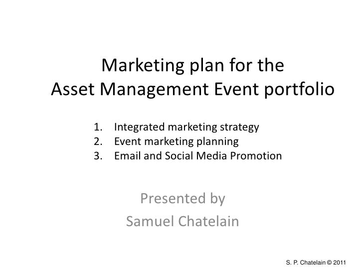 financial services asset management events marketing event marketing plan