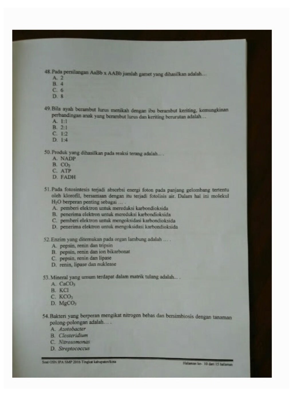 Soal OSN IPA SMP 2016.pdf Soal OSN IPA SMP 2016.pdf