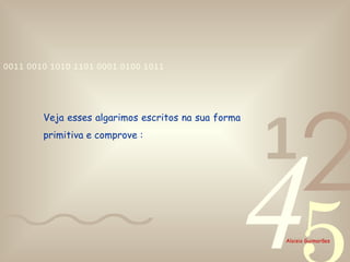 Veja esses algarimos escritos na sua forma primitiva e comprove : 