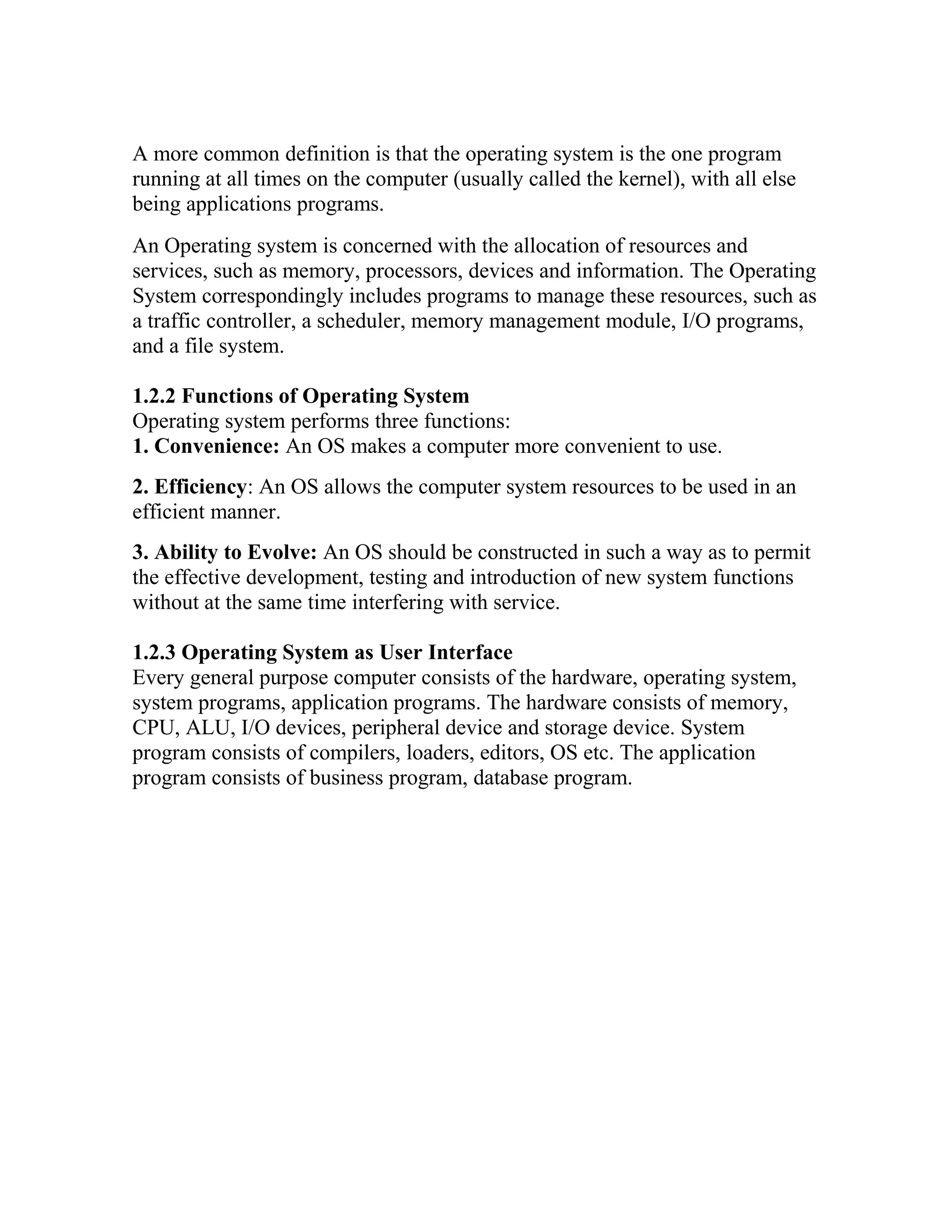 operating system lecture notes | DOC