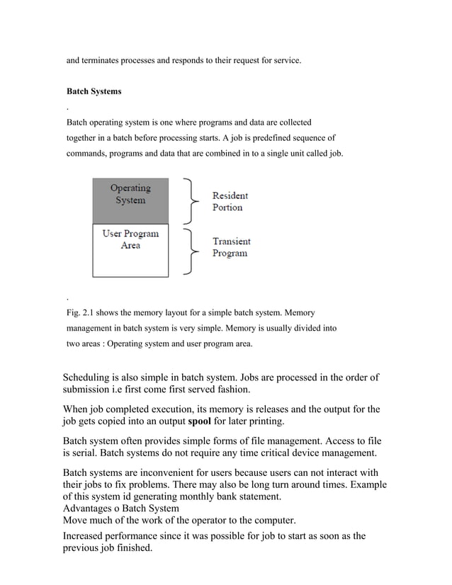 operating system lecture notes | DOC