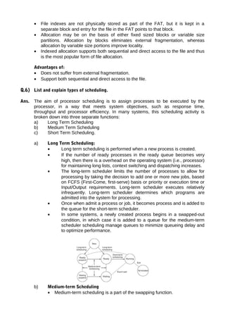 Introduction to Operating System (Important Notes) | PDF