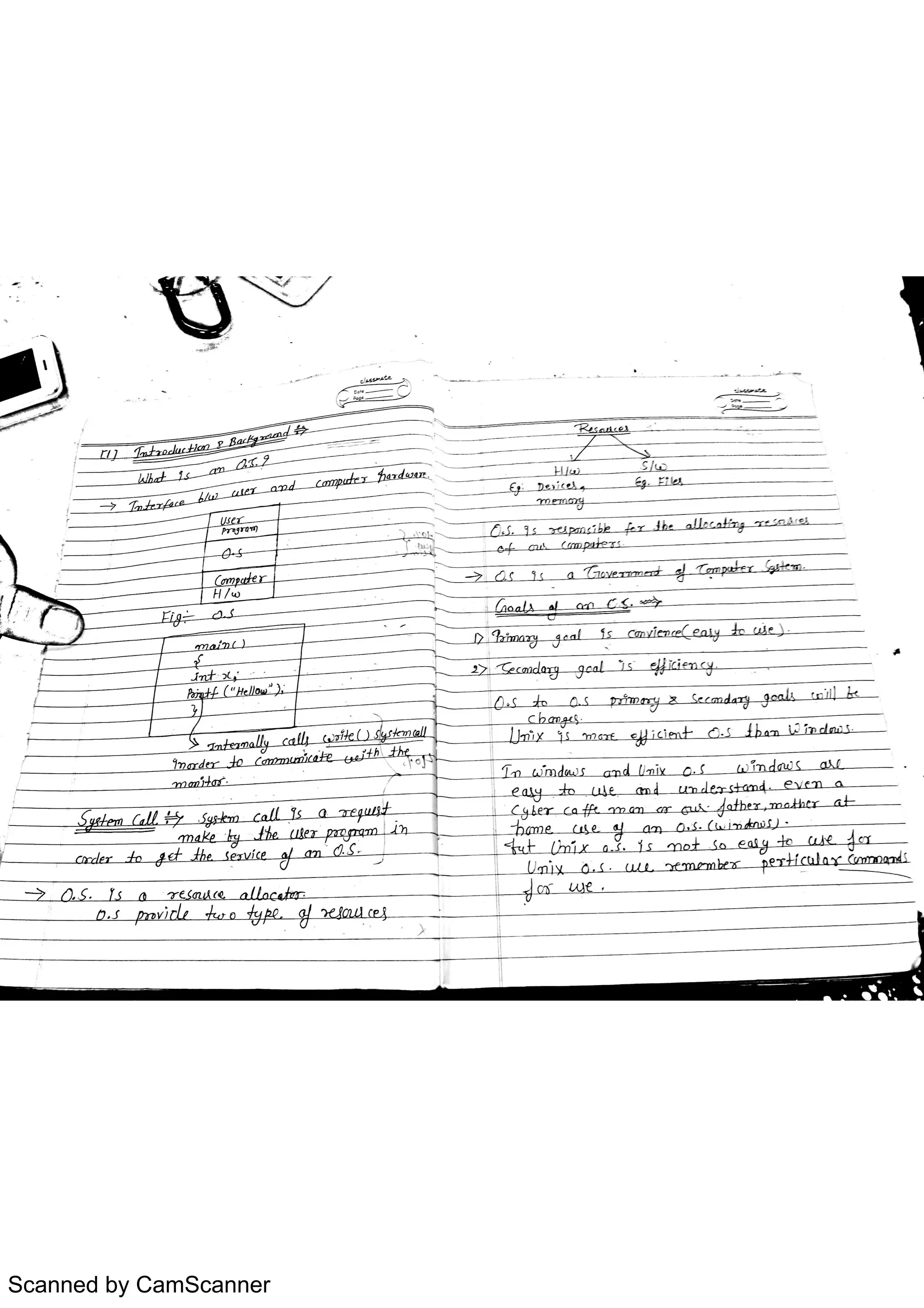 Operating System Notes | PDF