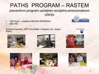 Paths Rastem Program Osnovna škola Poreč | PPSX