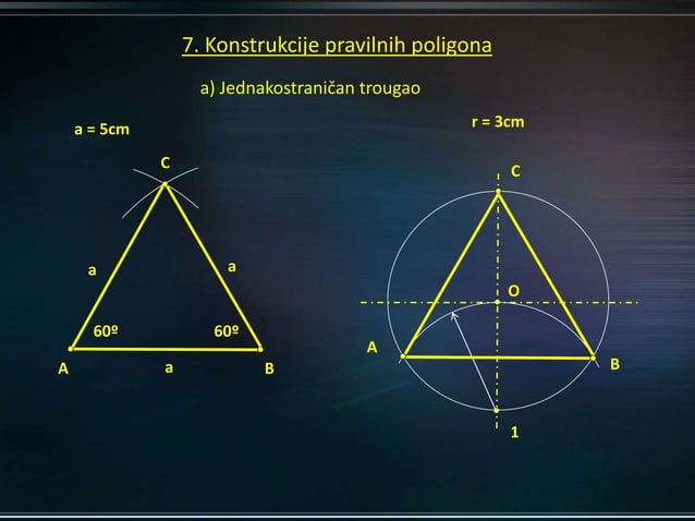 Osnovne geometrijske konstrukcije | PPTX