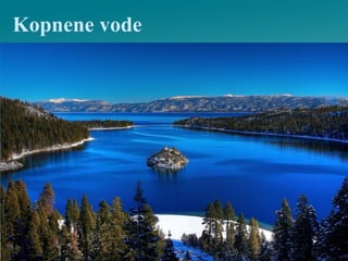 Kopnene vode
 