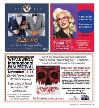 November 2015 | SceneNewspaper.com | R9
9 2 0 - 7 2 0 - 5 0 4 5 z u p p a s . c o m
we’d love to cater your wedding
l o v e i s l o v ei si si s
9-17-15
Zuppas Ad for the SCENE
Full Color
4.79”w x 5.2”h
 