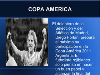 Tema:copa america. 