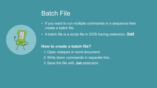 OSOA Unit-1 Introduction to DOS and Windows.pptx
