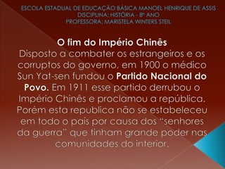 O socialismo na asia   cap. 11