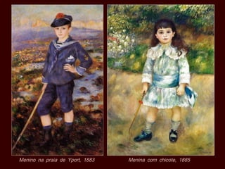 Menino na praia de Yport, 1883   Menina com chicote, 1885
 